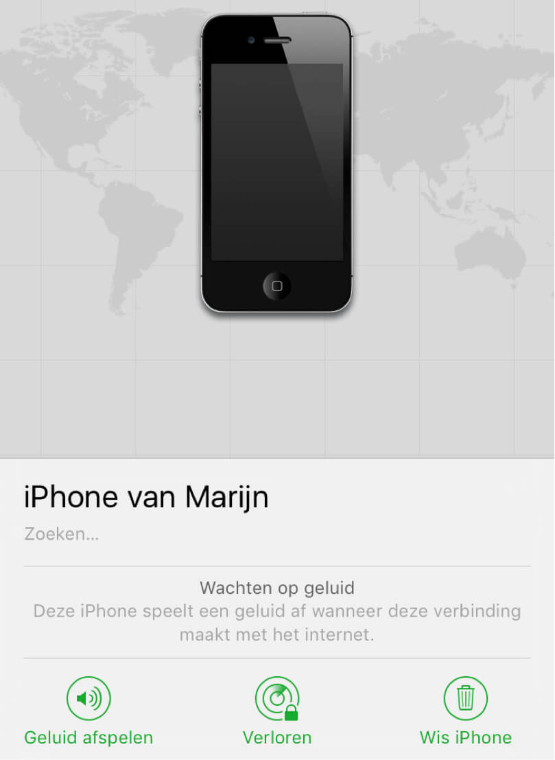 Zoek mijn iPhone Zoek mijn iPhone